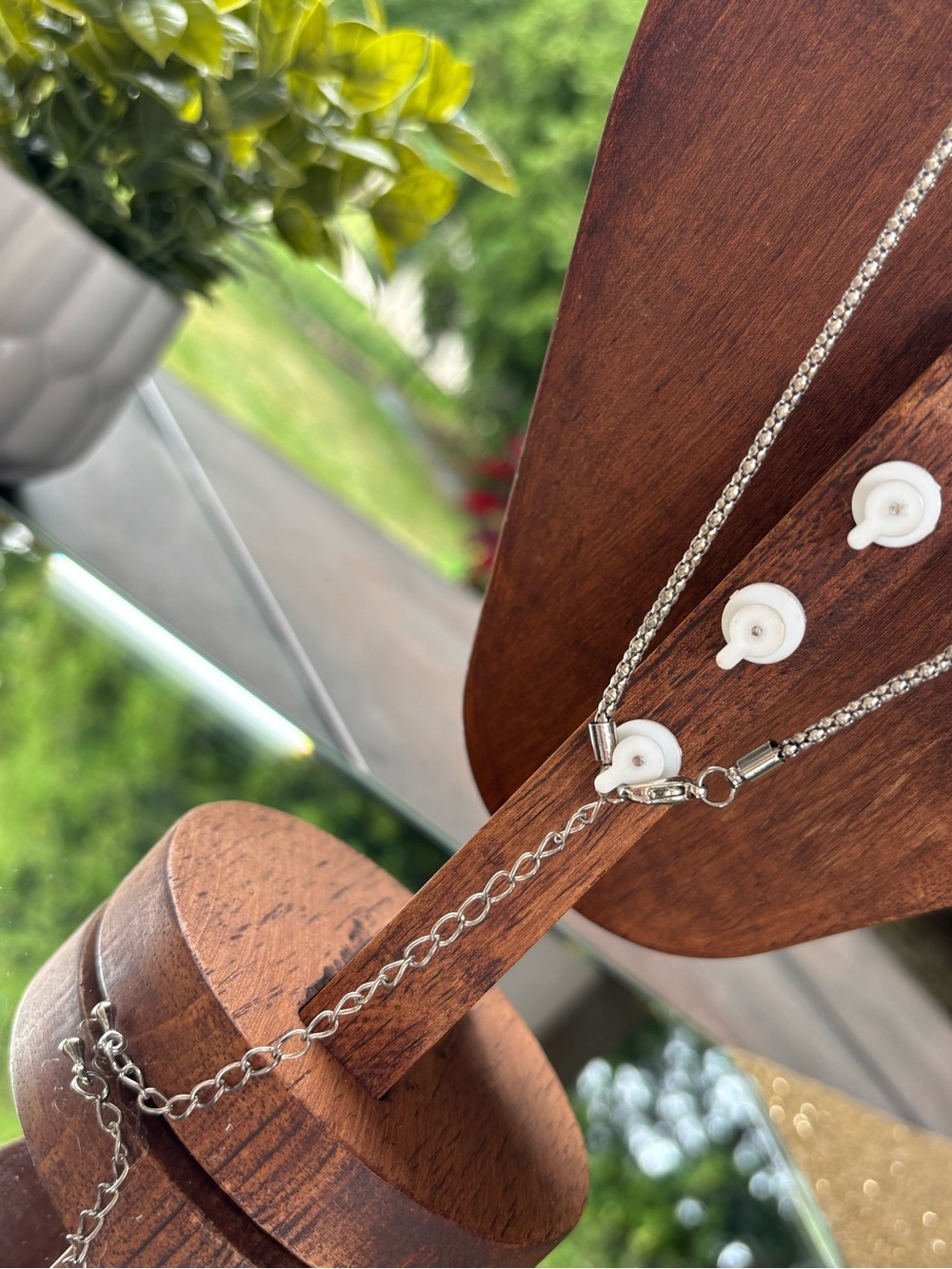 Silver Crystal Owl Pendant Necklace - Picture 8 of 12